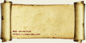 Angelina Damjanac vizit kartica